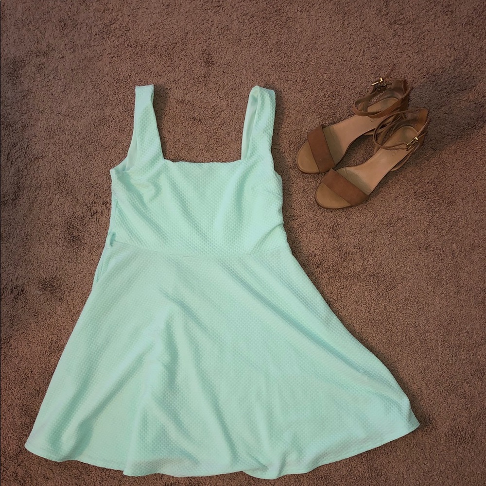 Cute sundress -aqua/teal